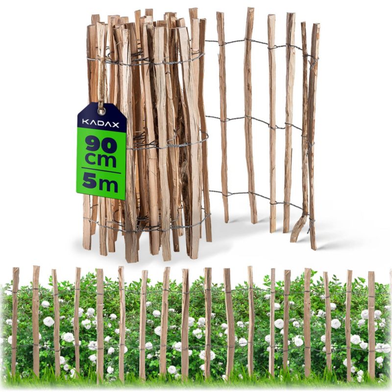 Płot Ogrodowy KADAX Leszczynowy Ogrodzenie 500x90 7-9cm 1szt.