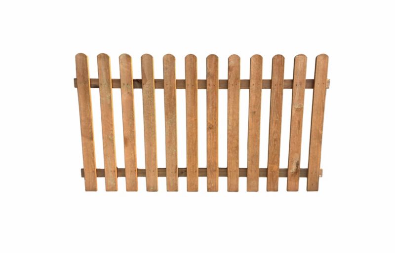 Płot sztachetowy gładki brąz Roma 180/80 cm 1szt.