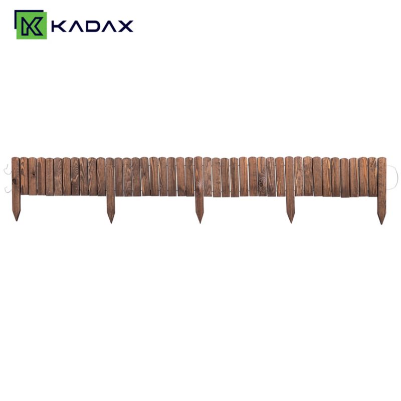 Płotek KADAX ogrodowy drewniany 200x20 cm brązowy 1 szt.