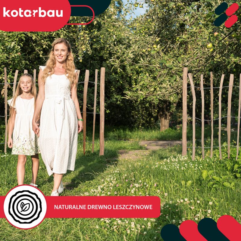 Płotek leszczynowy KOTARBAU 100 cm 1 szt.