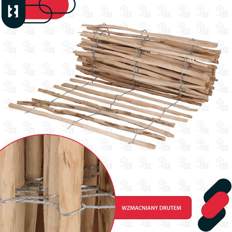 Płotek leszczynowy KOTARBAU 100 cm 1 szt.