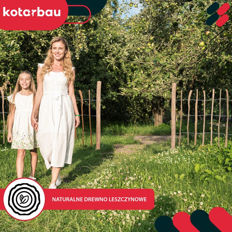 Płotek leszczynowy KOTARBAU 70 cm 1 szt.