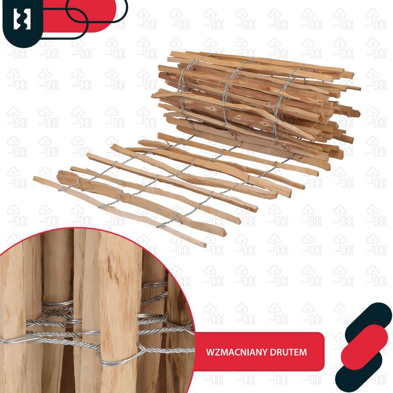 Płotek leszczynowy KOTARBAU 70 cm 1 szt.
