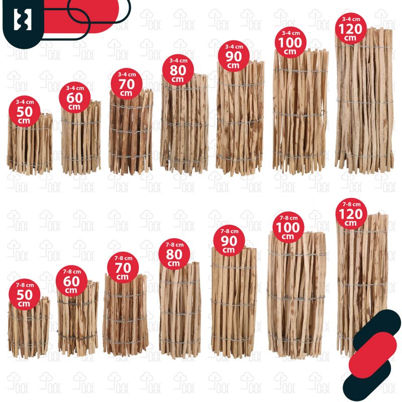 Płotek leszczynowy KOTARBAU 70 cm 1 szt.