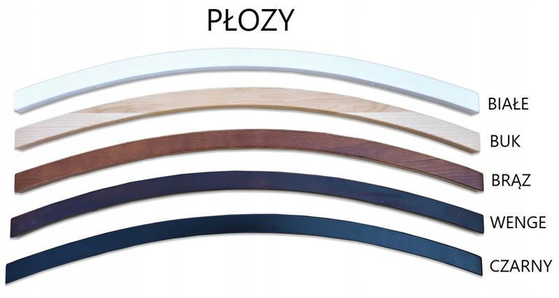 Płozy USZAK do bujanego fotela bieguny 1 kpl.
