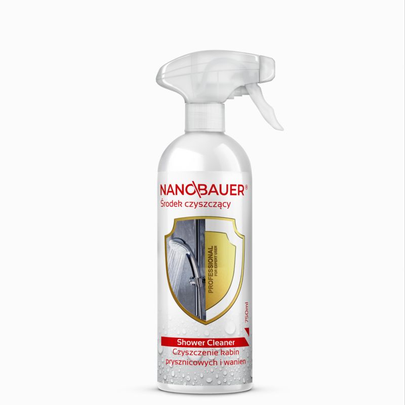 Płyn odkamieniacz do mycia kabin prysznicowych 750ml Nanobauer 1 szt