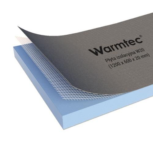Płyta budowlana Warmtec izolacyjna wodoodporna Maxiterm W20 120x60 cm gr. 20 mm 12szt.