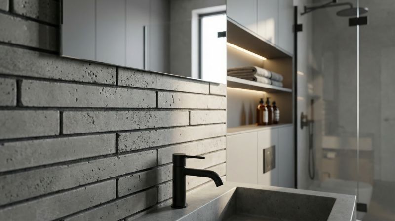 Płytka dekoracyjna FAB Design Long Slim Concrete 52 cm 0,52 m2 1 op.