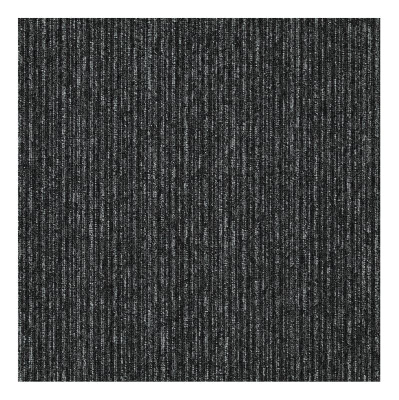 Płytka dywanowa biurowa e-floor 50x50 cm Almera Lines wykładzina trudnopalna kolor szary (1 paczka - 5m2) 20 szt