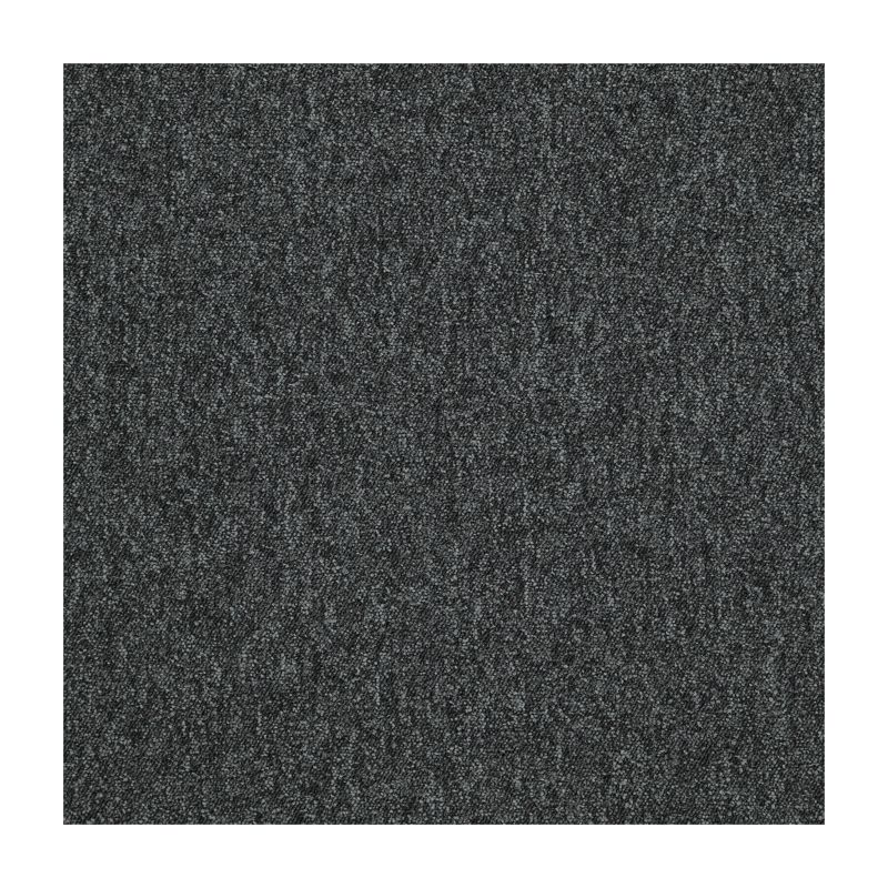 Płytka dywanowa biurowa e-floor 50x50 cm Modena wykładzina trudnopalna kolor czarny (1 paczka - 5m2) 20 szt