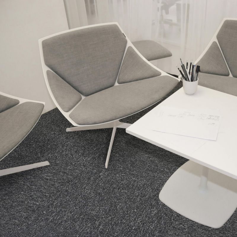Płytka dywanowa VIENNA/OFFICE 77 ciemna szara do biura, do sklepu, do salonu 5m2