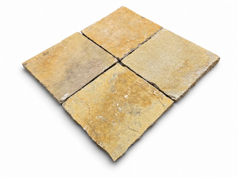Płytka Tiles Tandur Yellow Limestone Naturalna 40x40x3 cm 1 m2