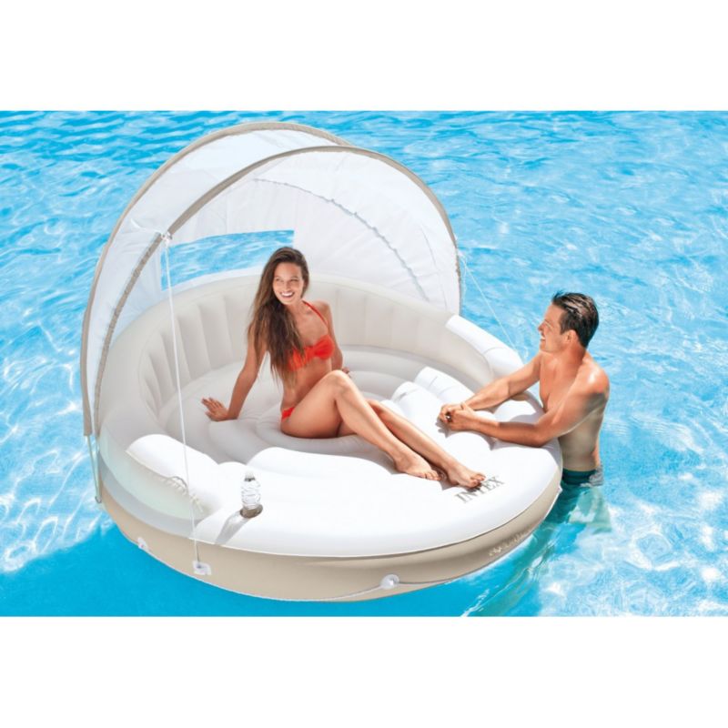 Pływająca dmuchana wyspa Intex 58292EU, zadaszenie, 1 szt.