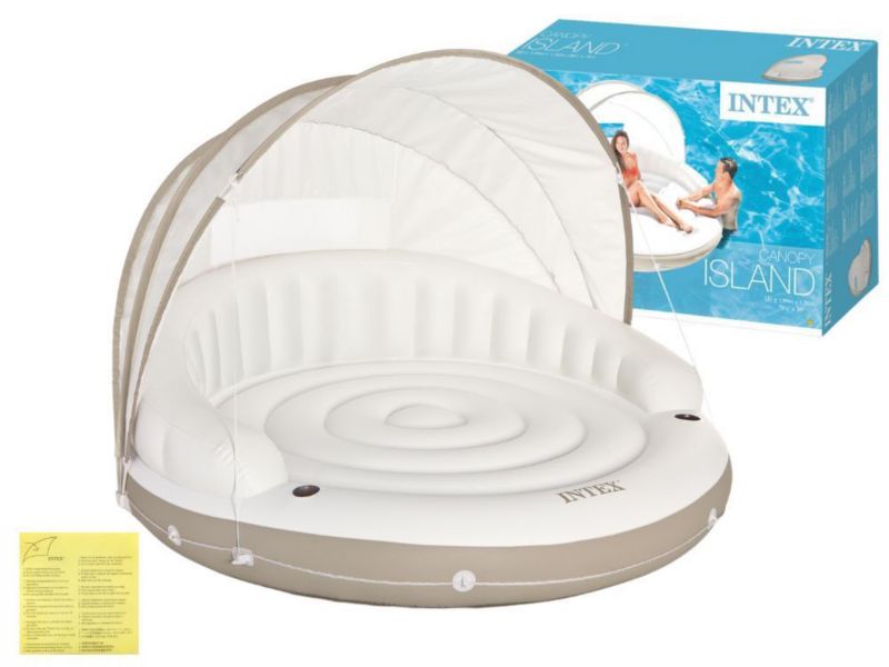 Pływająca dmuchana wyspa Intex 58292EU, zadaszenie, 1 szt.