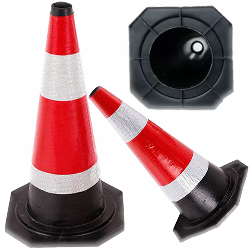 Pachołek Rebiko drogowy ostrzegawczy odblask słupek składany odblaskowy 40 cm 1 szt.