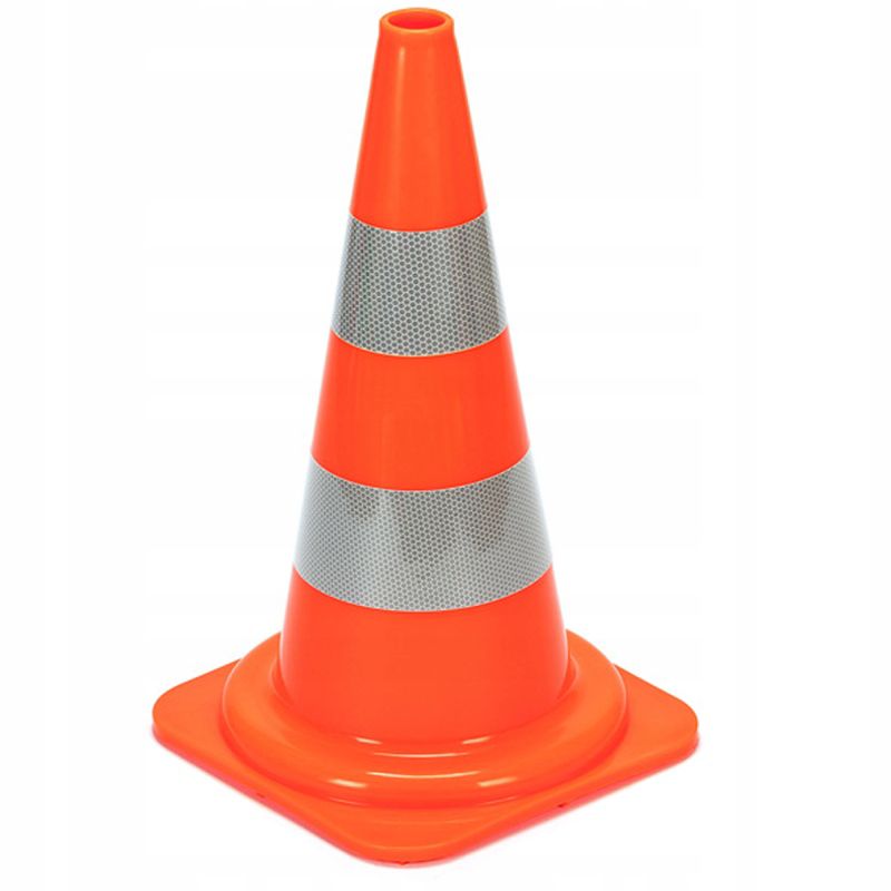 Pachołek Rebiko drogowy słupek ostrzegawczy odblaskowy miękki ciężki pcv 50 cm 1 szt