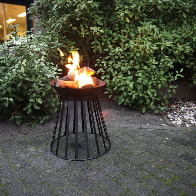 Palenisko ogrodowe 2w1 Esschert Design stalowe czarne 47x47x49,5 cm 1 szt.