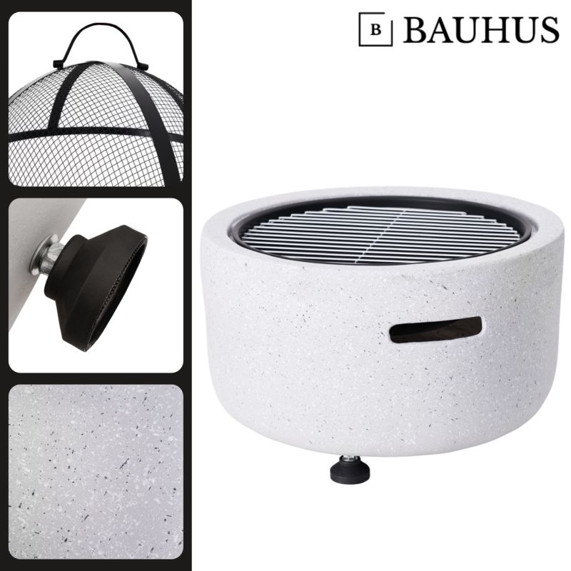 Palenisko ogrodowe Bauhus do ogniska na taras 44x44x35 cm 1 szt