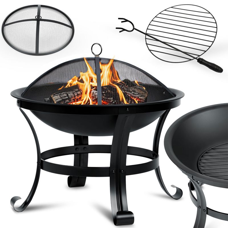 Palenisko ogrodowe Berdsen BD-880 na ognisko grill 60 cm z uchwytami 1 szt.