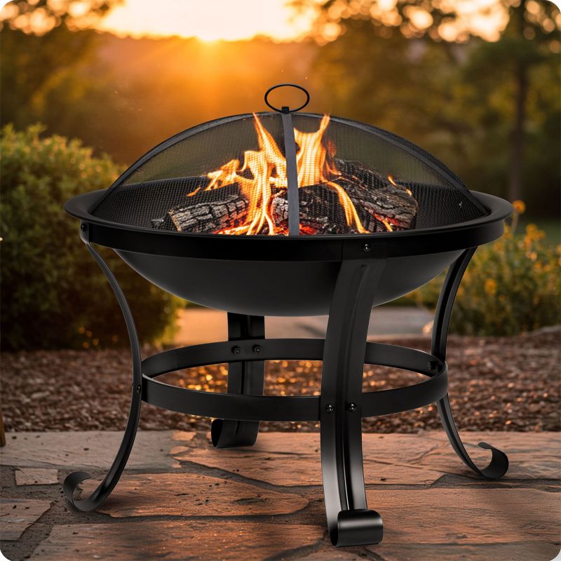 Palenisko ogrodowe Berdsen BD-880 na ognisko grill 60 cm z uchwytami 1 szt.