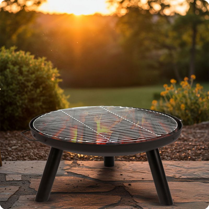 Palenisko ogrodowe Berdsen BD-881 na ognisko grill 60 cm z uchwytami 1 szt