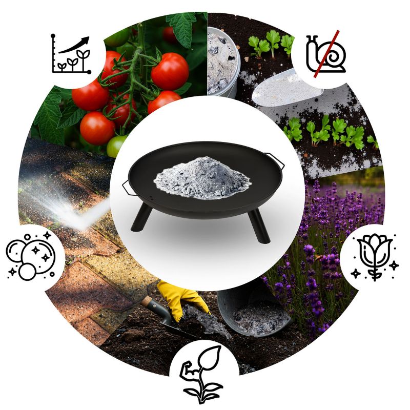 Palenisko ogrodowe Berdsen BD-881 na ognisko grill 60 cm z uchwytami 1 szt