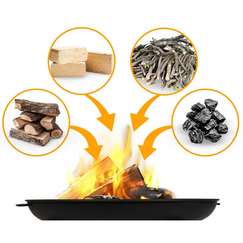 Palenisko ogrodowe Berdsen BD-882 na ognisko grill 80 cm z uchwytami 1 szt.