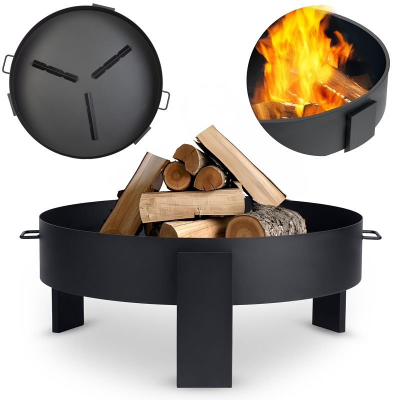 Palenisko ogrodowe Berdsen BD-883 na ognisko grill 80 cm z uchwytami 1 szt.