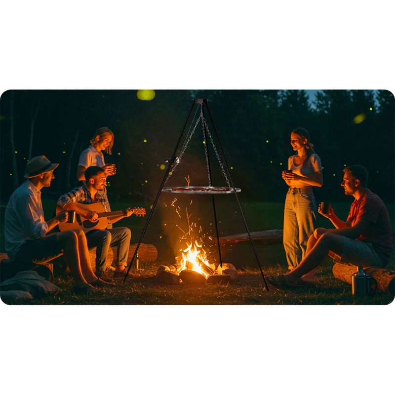 Palenisko ogrodowe Berdsen grill ruszt stalowy na ognisko trójnóg 80 cm 1 szt.