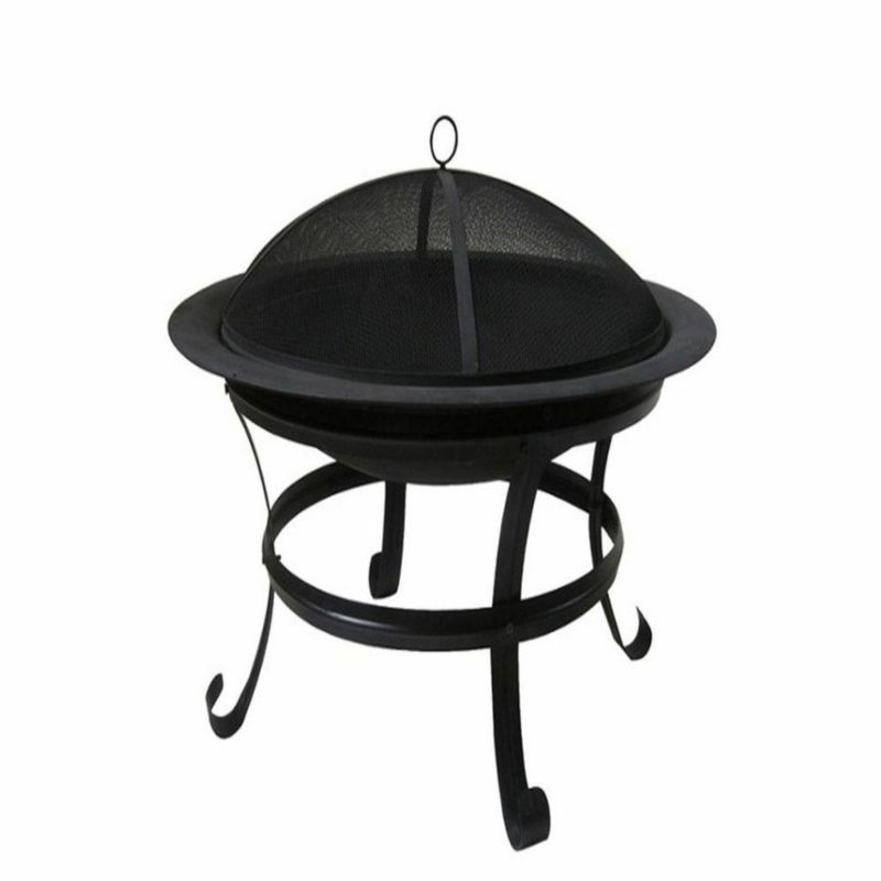 Palenisko ogrodowe ProGarden stalowe czarny 75x75x67 cm 1 szt.
