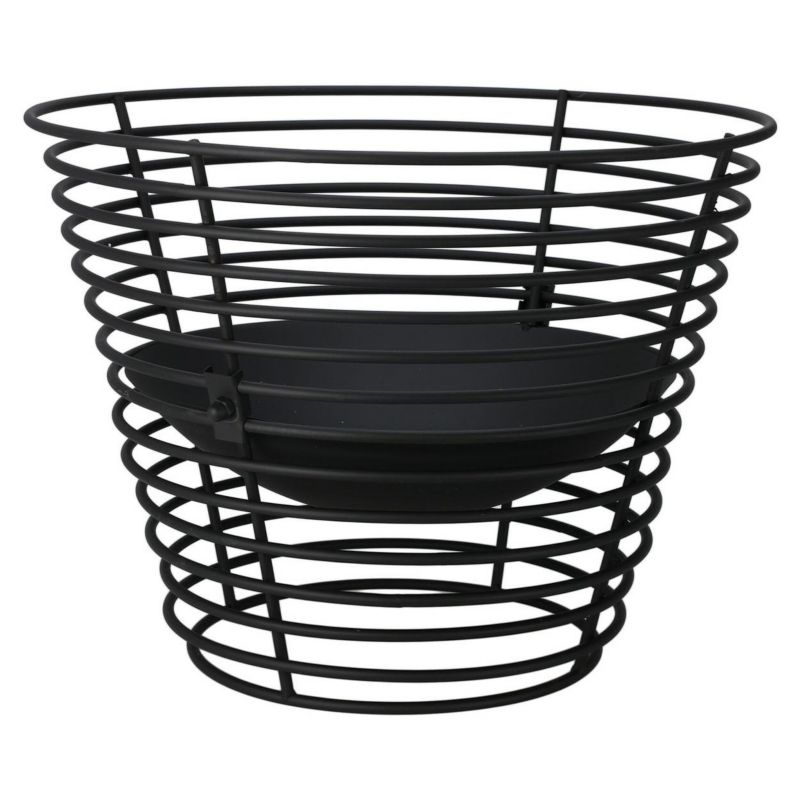 Palenisko ogrodowe z misą Koopman czarne metalowe 53xh40 cm 1 szt.