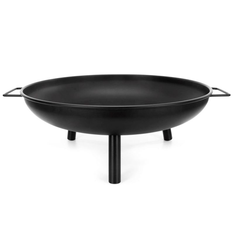 Palenisko Springos ogrodowe z uchwytami 58 cm misa na ognisko, grill, okrągła, czarna 1 szt.