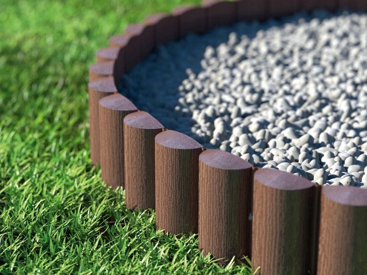 Palisada ogrodowa Cellfast 34-031 ECO 4 brązowa 2,4 m 10 obramowań 1 szt.