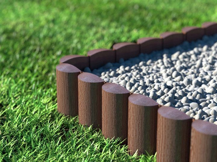 Palisada ogrodowa Cellfast 34-031 ECO 4 brązowa 2,4 m 10 obramowań 1 szt.