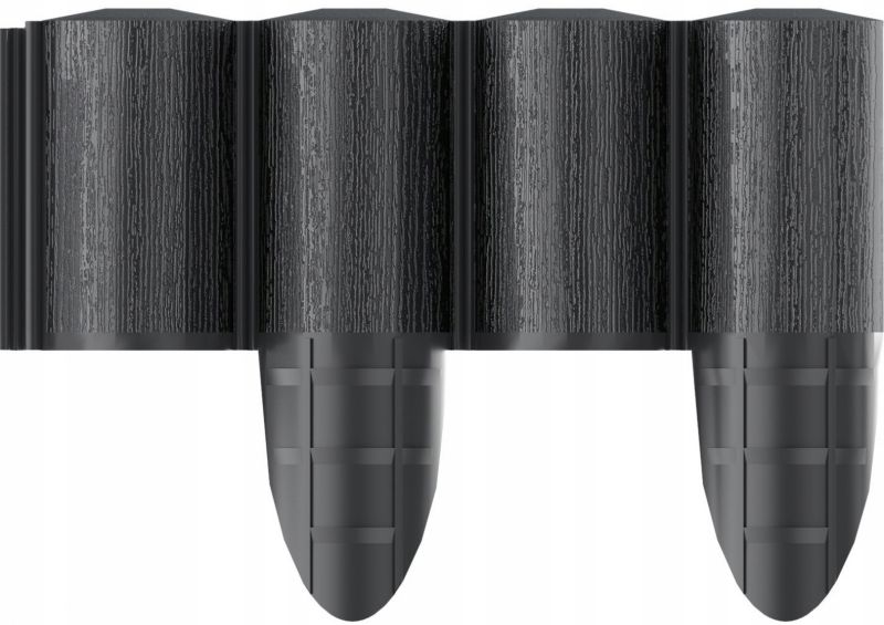 Palisada ogrodowa Cellfast 34-032 ECO 4 antracytowa, imitacja drewna, 10 modułów, zestaw 2,4 m, 1 szt.