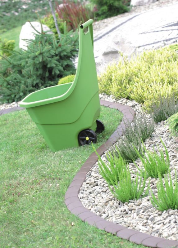 Palisada ogrodowa niska Prosperplast IPAK1 kolor Szary 1szt