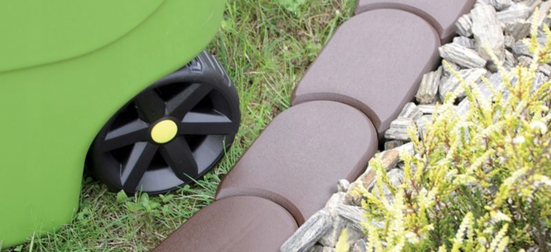 Palisada ogrodowa niska Prosperplast IPAK1 kolor Szary 1szt
