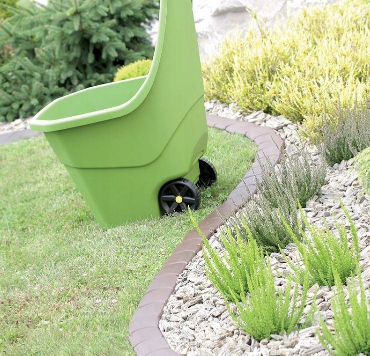 Palisada ogrodowa niska Prosperplast IPAK1 kolor Szary 1szt