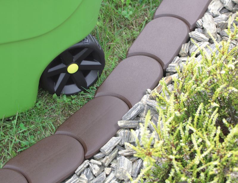 Palisada ogrodowa niska Prosperplast IPAK1 kolor Szary 1szt