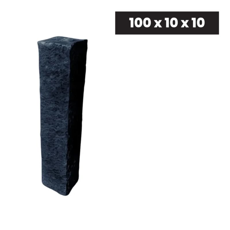 Palisada łupana Tiles Obrzeże Wapienne Kadappa Black Limestone 100x10x10 cm 1 szt.
