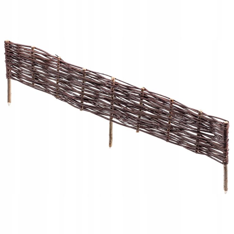Palisada Wiklinowa KADAX Płotek 120x40cm Płot Obrzeże 1 szt.