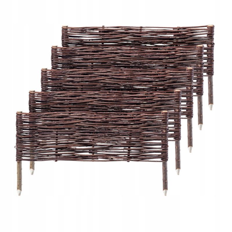 Palisada Wiklinowa KADAX Płotek 60x30cm Obrzeże 5szt