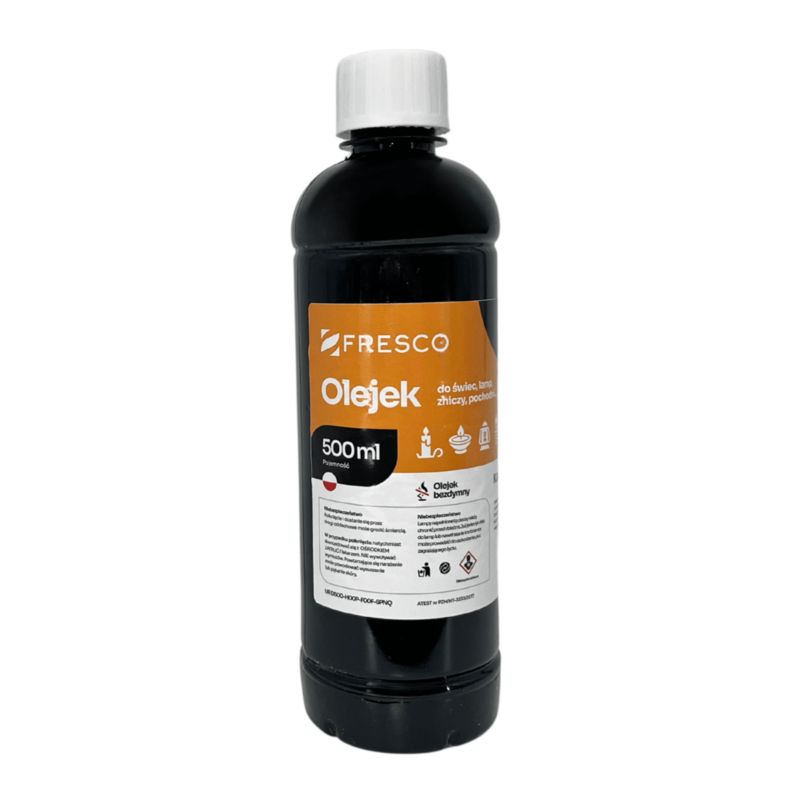 Paliwo olej do lamp, pochodni, świec i zniczy CYTRYNA 0,5L 1 szt.