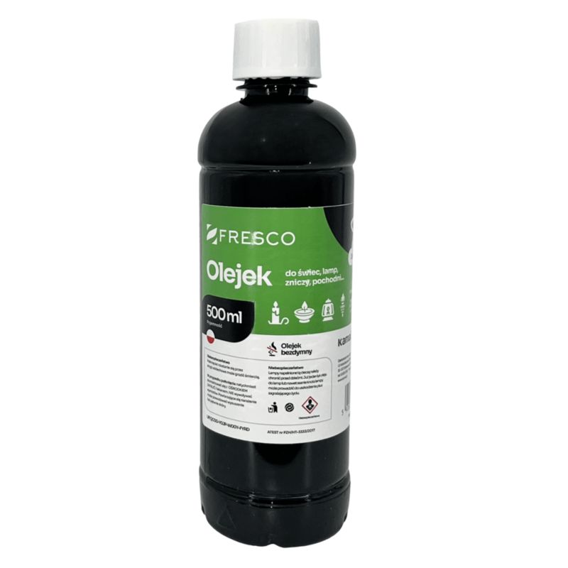 Paliwo olej do lamp, pochodni, świec i zniczy JABŁKO 0,5L 1 szt.