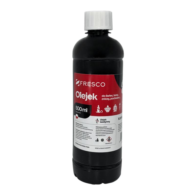 Paliwo olej do lamp, pochodni, świec i zniczy TRUSKAWKA 0,5L 1 szt.