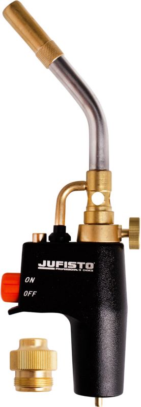 Palnik gazowy turbo z piezo Jufisto 360 stopni