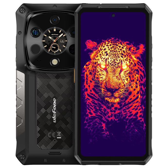 Pancerny Smartfon Ulefone Armor 28 Ultra Thermal 5G 16GB/1TGB (czarny) - 1 szt.