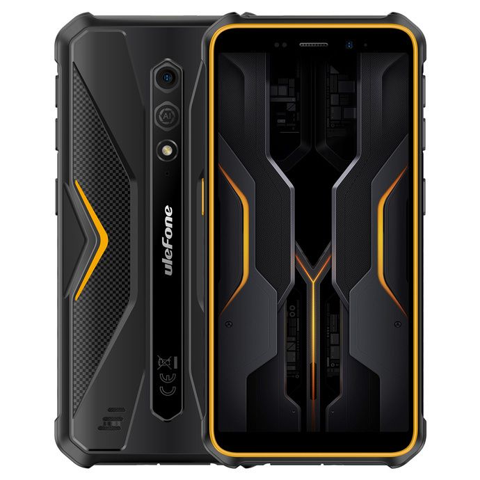 Pancerny Smartfon Ulefone Armor X12 Pro 4GB/64GB Pomarańczowy - 1 szt.