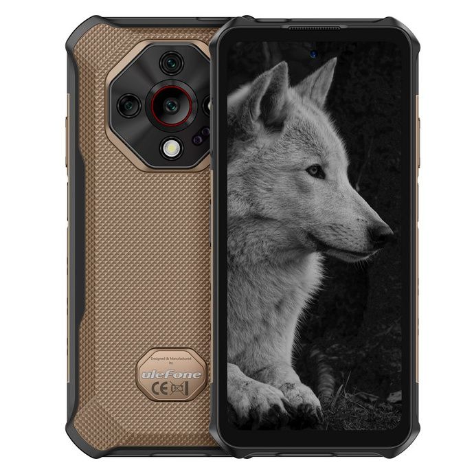 Pancerny Smartfon Ulefone Armor X16 Pro 5G 8/256GB Brązowy - 1 szt.