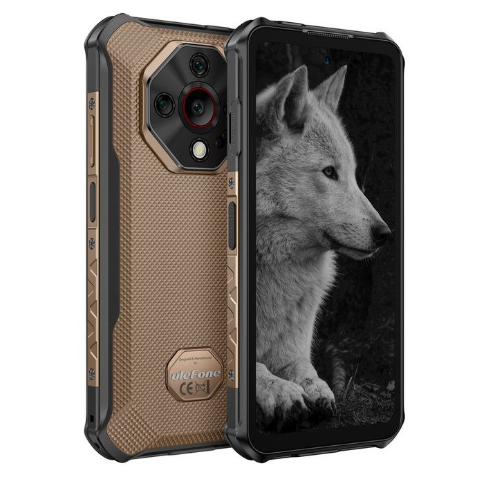 Pancerny Smartfon Ulefone Armor X16 Pro 5G 8/256GB Brązowy - 1 szt.